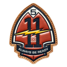 Нашивка 5.11 Tactical Bolt And Arrowhead Patch, Red