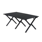 Розкладний стіл великий Naturehike алюміній чорний CNK2300JU010