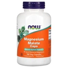 Витамины и минералы NOW Magnesium Malate, 180 вегакапсул