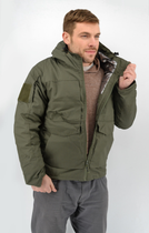 Тактическая куртка Eagle зимняя с подкладкой Omni-Heat и силиконовым утеплителем Green М (AW010777) - изображение 6