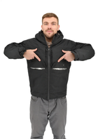 Тактична куртка Eagle зимова з підкладкою Omni-Heat та силіконовим утеплювачем Black 5XL (AW010776) - зображення 8