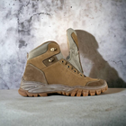 Тактичні черевики, натуральна шкіра, крейзі, хорс койот Win War 38 (25.5см) - зображення 3