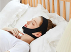 Антихрап повязка на голову для поддержки подбородка от храпа во время сна, Черный - изображение 3