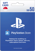 PSN Card 50 SGD | Playstation Network Singapore (ключ активації)
