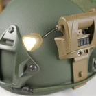 Фонарик на шлем с креплением MPLS CHARGE CR123A Койот - изображение 10