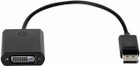 Adapter HP DisplayPort - DVI-D Black (884420093077) - obraz 1