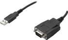 Adapter HP USB Type-A - RS-232 Black (888793331507) - obraz 2