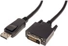 Kabel Value DisplayPort - DVI-D 1 m Black (11.99.5613) - obraz 1