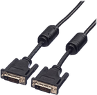 Kabel Roline DVI - DVI 2 m Black (1324106) - obraz 1