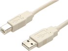 Kabel Value USB Type-A - mini-USB 1.8 m Beige (7611990157426) - obraz 1