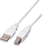 Kabel Value USB Type-A - USB Type-B 0.8 m White (11.99.8809) - obraz 1