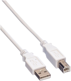 Kabel Value USB Type-A - USB Type-B 0.8 m White (11.99.8809) - obraz 2