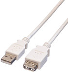 Kabel Value USB Type-A - USB Type-A 3 m White (11.99.8961) - obraz 1