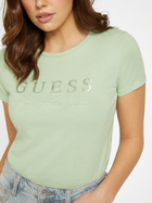Koszulka damska bawełniana Guess Q3OI04KAK91-G8E7 XS Zielona (7622078136233) - obraz 4