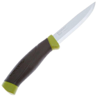 Туристический нож с чехлом Morakniv Companion (S) Olive Green Нержавеющая сталь (14075) - изображение 3