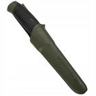 Туристический нож с чехлом Morakniv Companion (S) Military Green Нержавеющая сталь (11827) - изображение 6