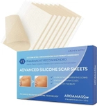 Силіконовий пластир від шрамів та рубців Aroamas Advanced Silicone Scar Sheets 8 листов 76х40 мм - зображення 1