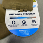 Перчатки тактические Mechanix ColdWork Base Layer Coyote, Койот, размер XXL, сенсорные, теплые зимние перчатки - изображение 7