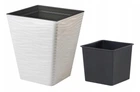 Горшок Sahara kwadro-30 белый Form-Plastic