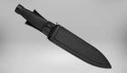Нож Нескладной Тактический с Двусторонней заточкой и Серрейтором Commandos Dagger 928 - изображение 4