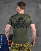 Тактическая мужская футболка Верный навсегда потоотводящая XL олива (85503) - изображение 3