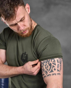 Тактическая мужская футболка Верный навсегда потоотводящая M олива (85503) - изображение 2