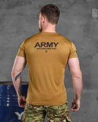Тактична чоловіча футболка ARMY потовідвідна 2XL койот (85516) - зображення 3
