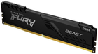 Pamięć RAM Kingston Fury DDR4-3200 4096MB PC4-25600 Beast Black (KF432C16BB/4) - obraz 3