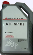 Трансмиссионное масло Mitsubishi ATF SP III 5 л, (MZ320101)