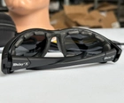 Тактические очки - маска Tactic защитные очки со сменными линзами с боксом Черный (Daisy x7) - изображение 6