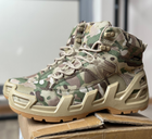 Тактичні чоловічі берці AK демісезонні військові берці Tactic армійські черевики Waterproof Мультикам 44 розмір - зображення 1