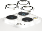 Szkło hartowane PanzerGlass Hoops Camera Lens Protector do Apple iPhone 15 Pro / 15 Pro Max White Metal (5711724011948) - obraz 2