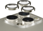 Szkło hartowane PanzerGlass Hoops Camera Lens Protector do Apple iPhone 15 Pro / 15 Pro Max Natural Metal (5711724011955) - obraz 3