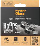 Szkło hartowane PanzerGlass Hoops Camera Lens Protector do Apple iPhone 15 Pro / 15 Pro Max White Titanium (5711724011979) - obraz 4