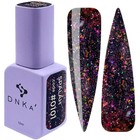 Гель-лак DNKa Color Spalah 0101 чёрный с шимером 12 мл