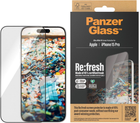 Szkło hartowane PanzerGlass Re:fresh Screen Protector do Apple iPhone 15 Pro Ultra-Wide Fit w. EasyAligner (5711724028229) - obraz 2