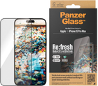 Szkło hartowane PanzerGlass Re:fresh Screen Protector do Apple iPhone 15 Pro Max Ultra-Wide Fit w. EasyAligner (5711724028243) - obraz 3