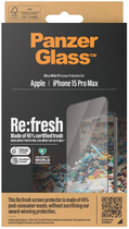 Szkło hartowane PanzerGlass Re:fresh Screen Protector do Apple iPhone 15 Pro Max Ultra-Wide Fit w. EasyAligner (5711724028243) - obraz 4