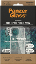 Набір PanzerGlass Privacy 3-in-1 Pack для Apple iPhone 14 Plus чохол + Захисне скло + Захисне скло для камери (B0403+P2785) - зображення 3