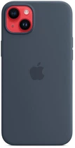 Чехол противоударный силиконовый OEMG Guard Shockproof Silicone Case with MagSafe для Apple iPhone 14 (6.1") Storm Blue (MPT53ZE/A)