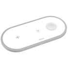 Беспроводная зарядная станция Hoco CW24 3 in 1 Fast Charger White