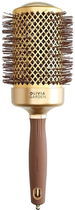 Okrągła szczotka Olivia Garden Expert Blowout Shine do modelowania i suszenia włosów Gold/Brown 65 mm (5414343020529) - obraz 1