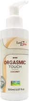 Масло інтимне Love Stim Orgasmic Touch ароматизоване Кокос 150 мл (5903268071100) - зображення 1