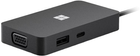 Hub USB Microsoft Surface USB-C Travel Hub 5-in-1 USB-C/USB-A/Ethernet/HDMI/VGA Black (SWV-00002) - obraz 1