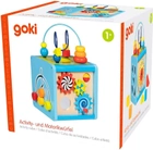 Розвиваюча іграшка Goki Activity cube (4013594587358) - зображення 1