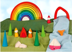 Пірамідка Goki Rainbow building blocks (4013594584784) - зображення 8