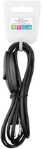 Електричний кабель з вимикачем DPM 2 м чорний (DIC1120) - зображення 3
