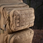 Рюкзак тактический (36 л) M-Tac Large Assault Pack Laser Cut Tan Армейский Coyte (Койот) с D-кольцом - изображение 3