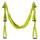 Гамак для йоги SP-Planeta Antigravity Yoga FI-5323 Салатовый (Fly yoga, флай йога, спортивный)