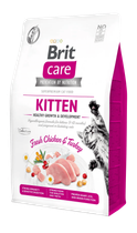 Сухой корм для котят Brit Care Cat GF Kitten Growth & Developmen для здорового роста и развития